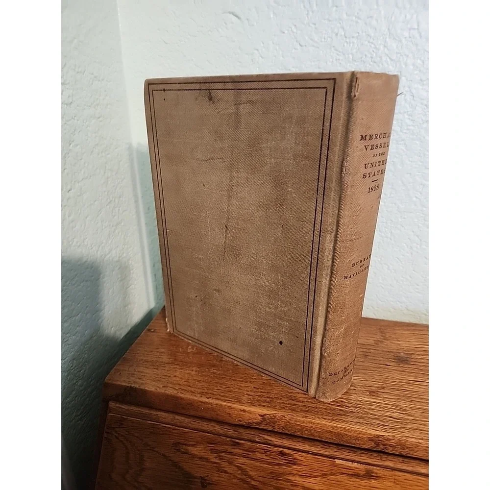 MERCHANT‎ VESSELS OF THE UNITED STATES Department of Commerce 1928 HC Yacht &